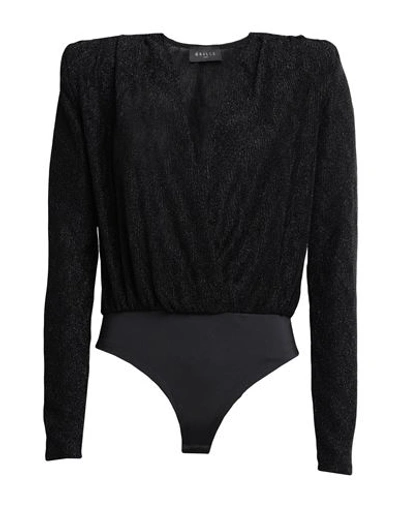 Shop Gaelle Paris Gaëlle Paris Woman Sweater Black Size 10 Viscose, Elastane