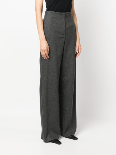 Shop Emporio Armani High Waisted Trousers