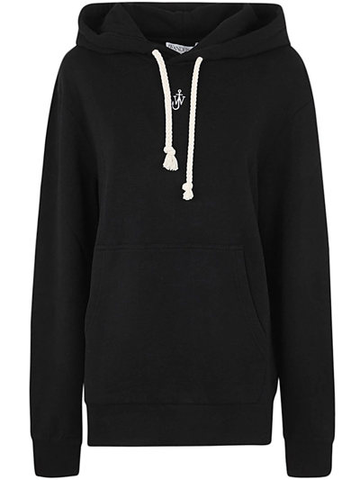 Shop Jw Anderson Anchor Embroidery Hoodie