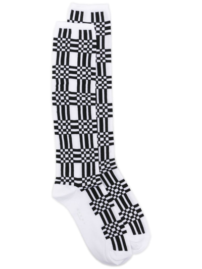Marni Check-pattern Ankle Socks
