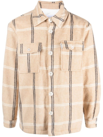Family First Check-pattern Wool-blend Jacket