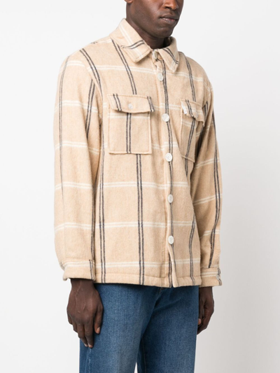 Family First Check-pattern Wool-blend Jacket