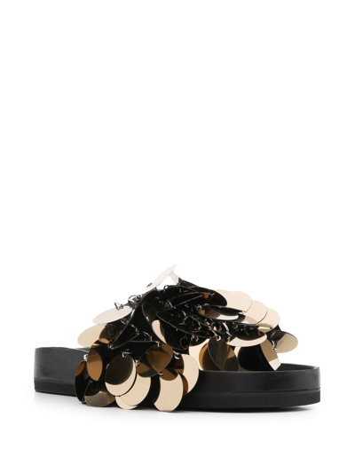 Rabanne Disc-embellished Slides