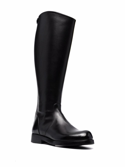 Shop Alberto Fasciani Supernat Zip Behind Boots In Black