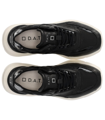 Shop Date D.a.t.e. Fuga Natural Black Sneaker In Nero