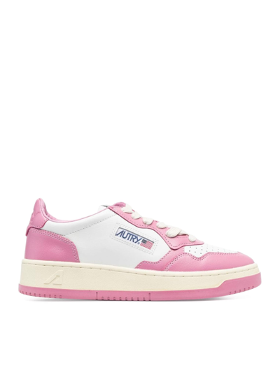 Shop Autry Sneakers In White Mauve