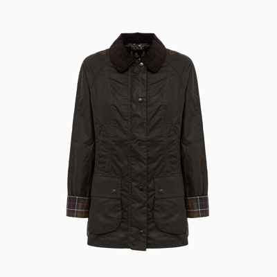 Shop Barbour Classic Beadnell Jacket In Olive