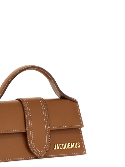 Shop Jacquemus Le Bambino Handbag In Brown