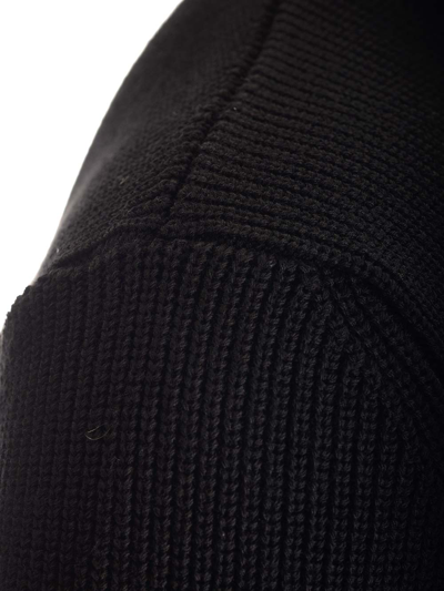 Shop Maison Margiela Zipped Cardigan In Black
