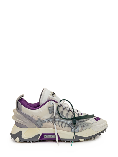 Shop Off-white Odsy-2000 Sneakers In White Purple