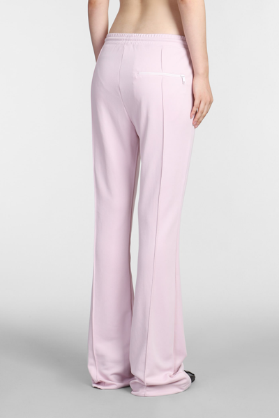 Shop Courrèges Pants In Rose-pink Cotton