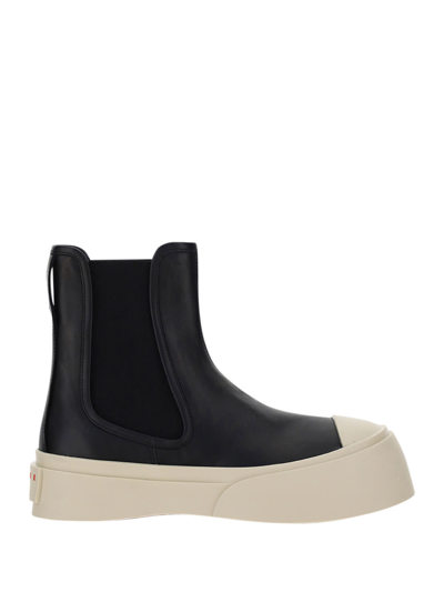 Shop Marni Pablo Ankle Boots In 00n99