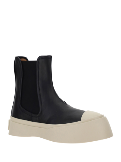 Shop Marni Pablo Ankle Boots In 00n99