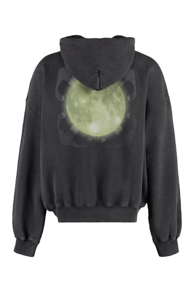 Off-white Off White Super Moon Arrow Hoodie In Grey