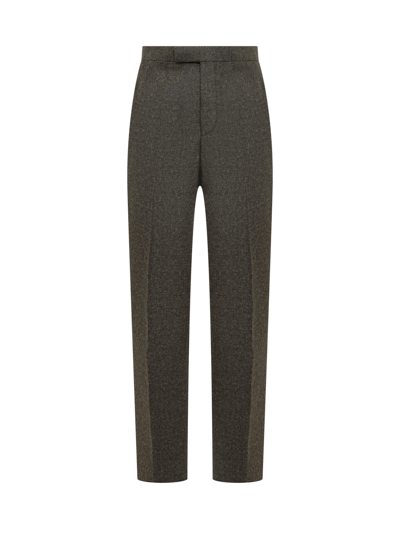 Shop Thom Browne Trousers In Green