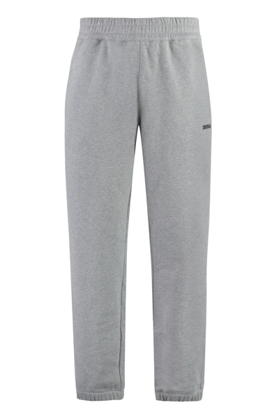 Shop Ermenegildo Zegna Cotton Track-pants In Grey