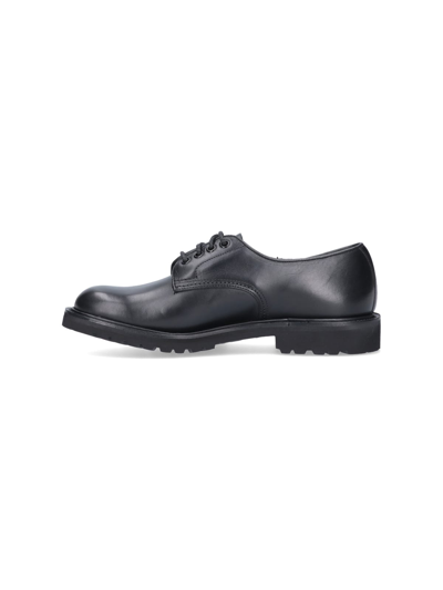 Shop Tricker's Laced Shoes In Black