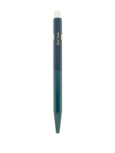Shop Paul Smith Two-tone Ballpoint Pen In Blau