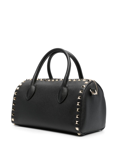 Shop Valentino Rockstud-embellished Tote Bag In Schwarz