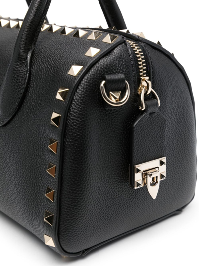 Shop Valentino Rockstud-embellished Tote Bag In Schwarz
