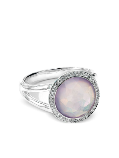 Shop Ippolita Sterling Silver Lollipop® Mini Amethyst Diamond Ring