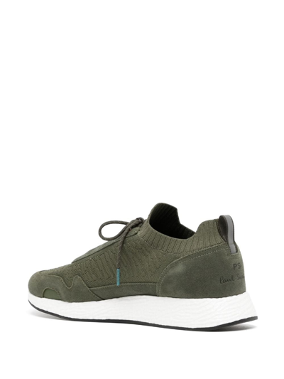 Shop Ps By Paul Smith Rock Low-top Sneakers In Green