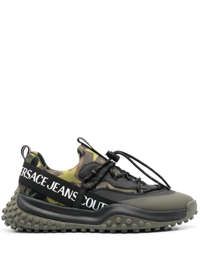 Versace Jeans Couture Trainers Mit Camouflage print In Green