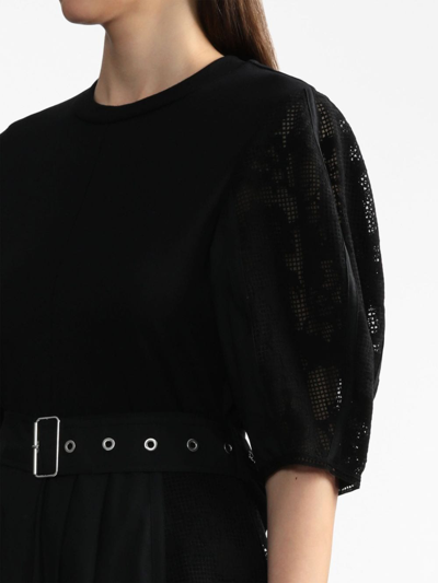 3.1 Phillip Lim Belted-waist Midi Dress In Black