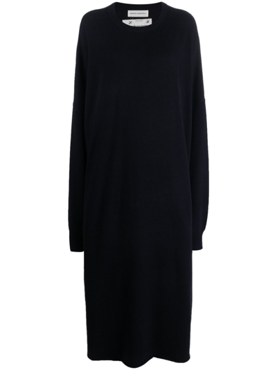 Shop Extreme Cashmere 289 May Knitted Maxi Dress In Schwarz