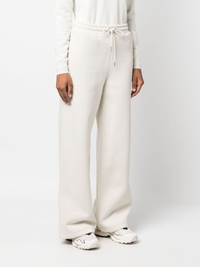 Shop Calvin Klein Jeans Est.1978 Monologo Straight-leg Trousers In Nude