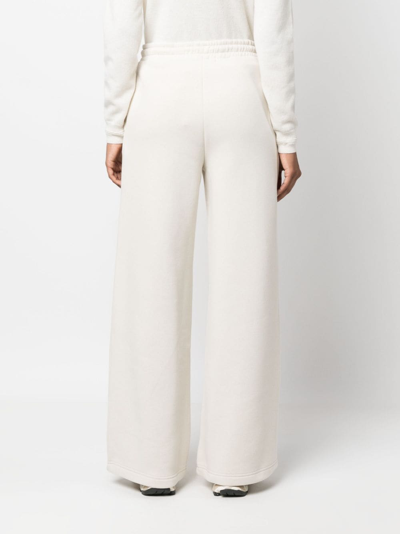 Shop Calvin Klein Jeans Est.1978 Monologo Straight-leg Trousers In Nude