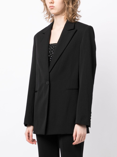 Shop 3.1 Phillip Lim / フィリップ リム Peak-lapel Single-breasted Blazer In Black