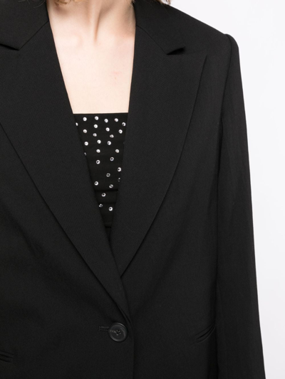 Shop 3.1 Phillip Lim / フィリップ リム Peak-lapel Single-breasted Blazer In Black