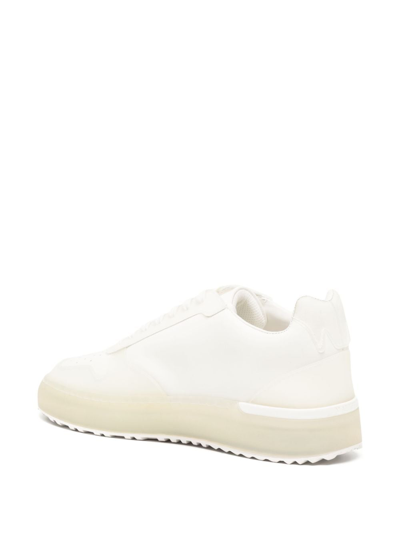 Shop Mallet Round-toe Lace-up Sneakers In Weiss