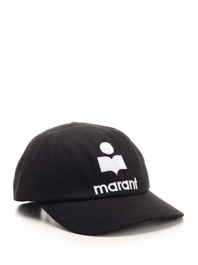 Shop Isabel Marant Black Tyron Baseball Hat