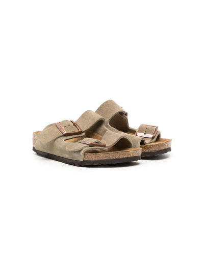 Shop Birkenstock Arizona Open-toe Sandals In Beige