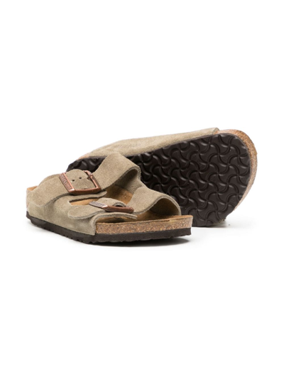 Shop Birkenstock Arizona Open-toe Sandals In Beige