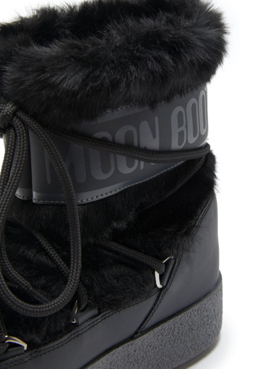 Shop Moon Boot Icon Faux-fur Snow Boots In Black
