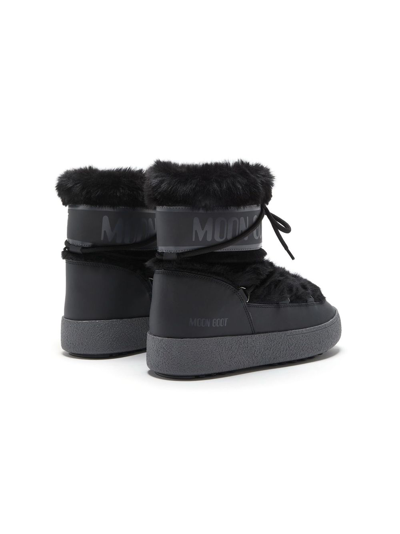 Shop Moon Boot Icon Faux-fur Snow Boots In Black