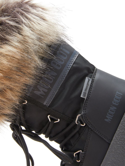 Shop Moon Boot Protecht Monaco Faux-fur Snow Boots In Black