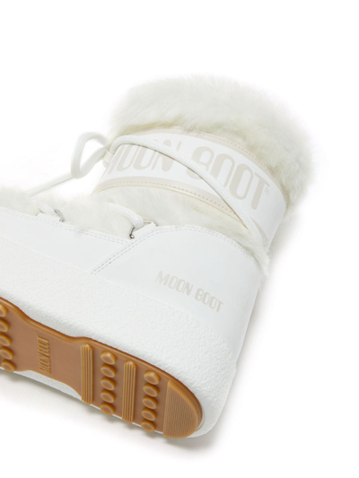 Shop Moon Boot Icon Faux-fur Snow Boots In White
