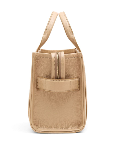 Marc Jacobs Medium The Leather Tote Bag In Brown