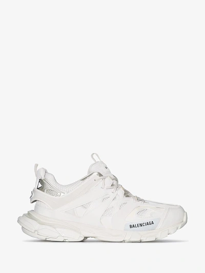 Shop Balenciaga Sneakers Track Shoes In White