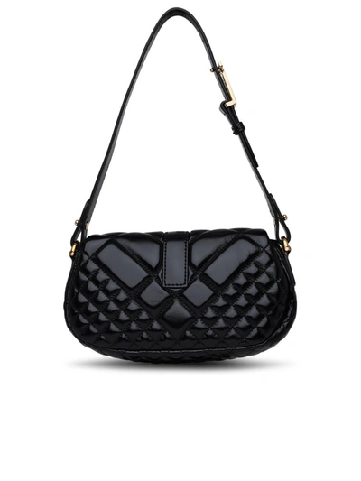 Shop Versace Black Leather Goddess Mini Bag