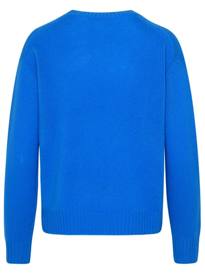 Shop 360cashmere Blue Cashmere Averill Sweater In Light Blue