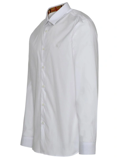 Shop Burberry Sherfield Shirt In White