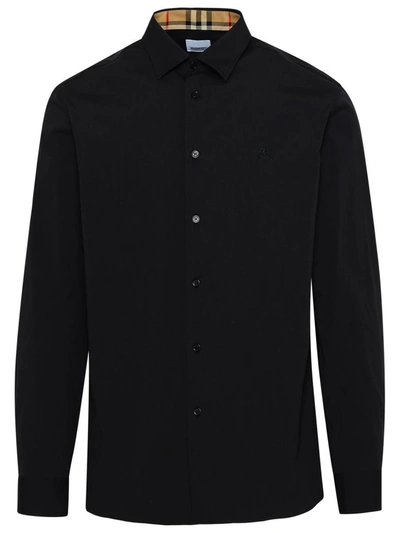 Shop Burberry Sherfield Shirt In Black