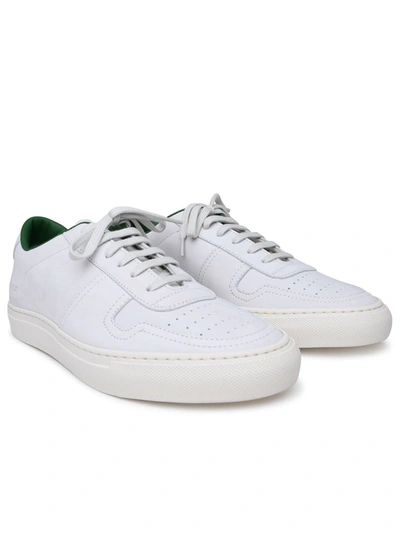 Shop Common Projects White Nubuck Bball Summer Sneakers
