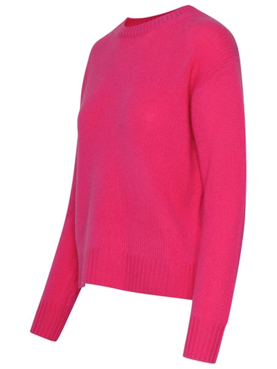 Shop 360cashmere 360 Cashmere Fuchsia Cashmere Averill Sweater In Pink