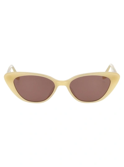 Shop Gentle Monster Sunglasses In Y1 Yellow Olive